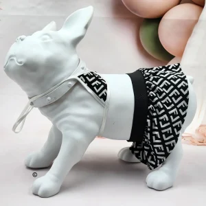 Pet Clothing Black & White FL Dog Bathing Suit