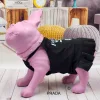 Pawda black pleated jumper for girl dogs