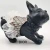 Opulent Ruffle Dress for Dogs, Inspired by a Prestigious Fashion House