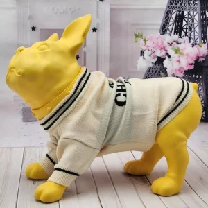 Chewnel Chic Canine Couture White Dog Sweater