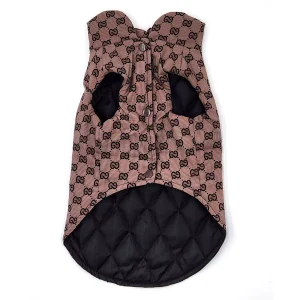 French Bulldog Brown and Black Checker Vest