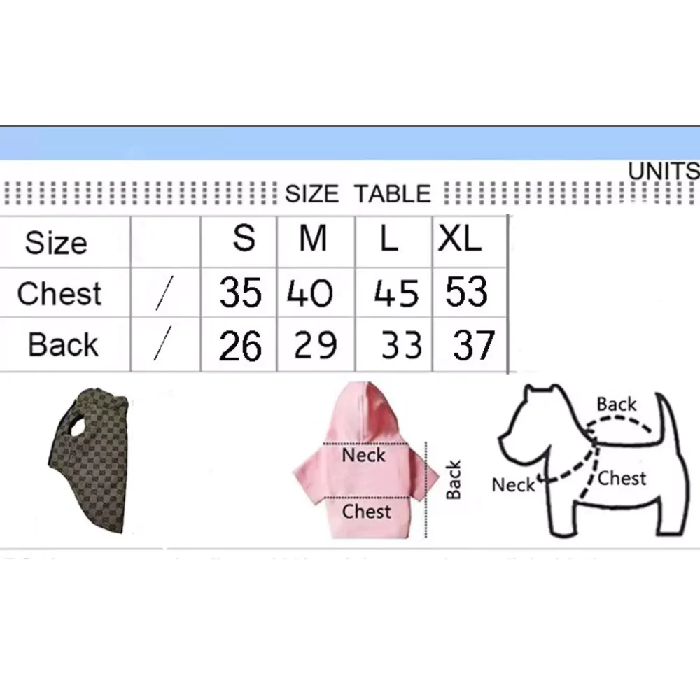 SIZE CHART French Bulldog Brown and Black Checker Vest